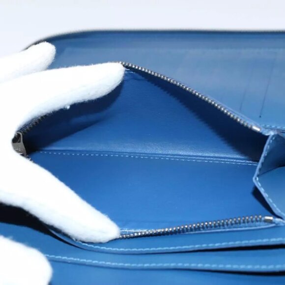 LOUIS VUITTON Damier Infini Organizer Atholl Clutch Bag Blue N41396 Auth ki3459 - Picture 9 of 16